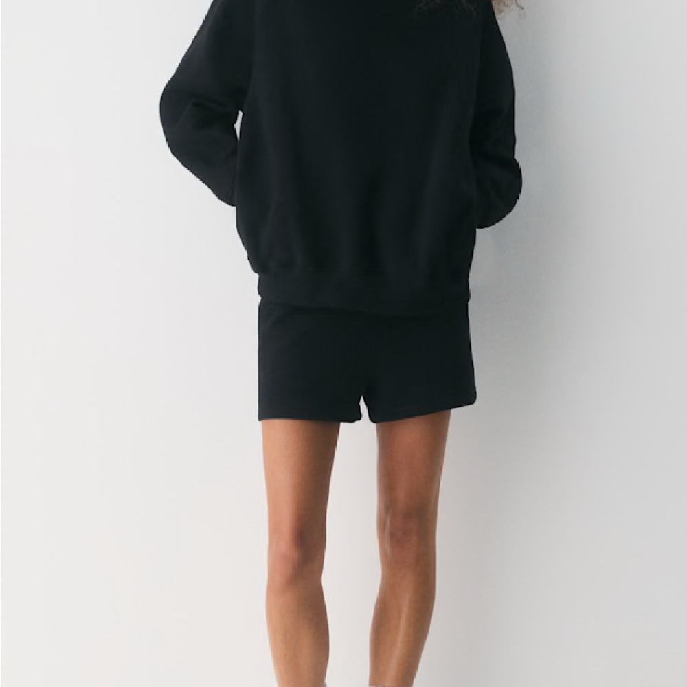 TNA Raglan Funnel Neck Sweater | Size XS Charcoal Grey